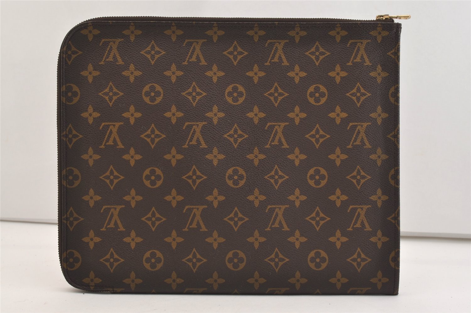 Authentic Louis Vuitton Monogram Poche Documents 33 M53457 Document Case 5735J