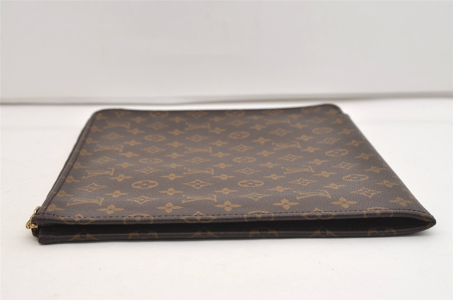 Authentic Louis Vuitton Monogram Poche Documents 33 M53457 Document Case 5735J