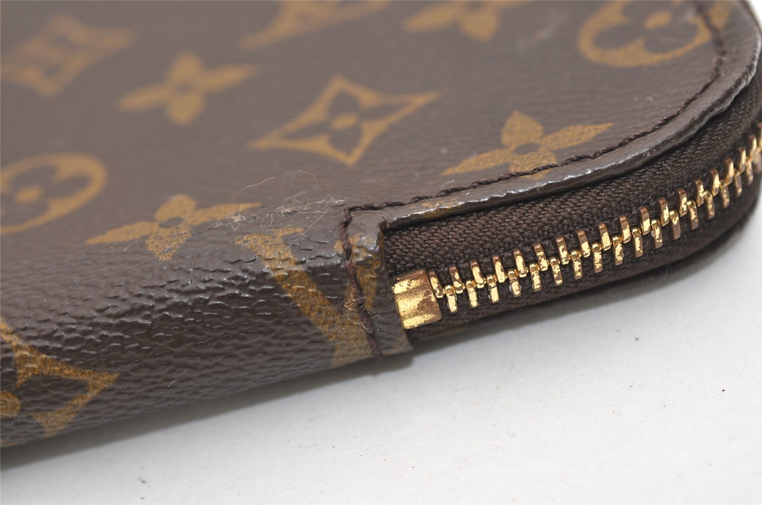 Authentic Louis Vuitton Monogram Poche Documents 33 M53457 Document Case 5735J