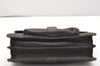 Authentic GUCCI Vintage Clutch Hand Bag Purse Leather Brown 5735K