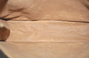 Authentic GUCCI Vintage Clutch Hand Bag Purse GG PVC Leather Brown 5736K