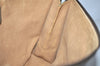 Authentic GUCCI Vintage Clutch Hand Bag Purse GG PVC Leather Brown 5736K