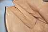 Authentic GUCCI Vintage Clutch Hand Bag Purse GG PVC Leather Brown 5736K