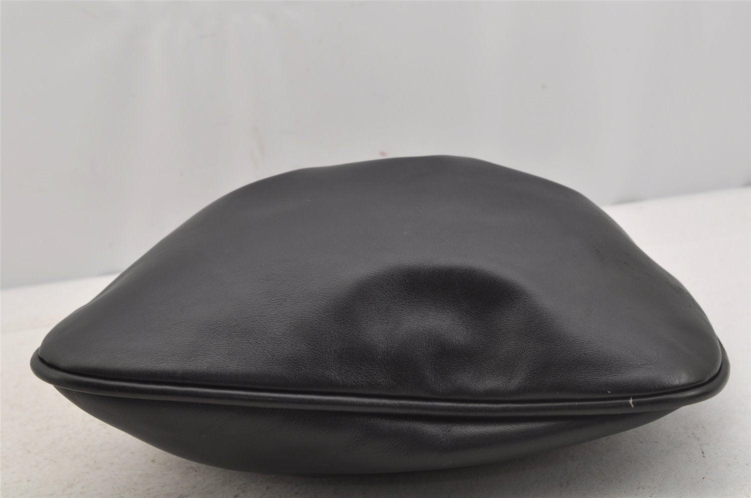 Authentic GUCCI Bamboo Shoulder Hand Bag Purse Leather 0014033 Black 5737J