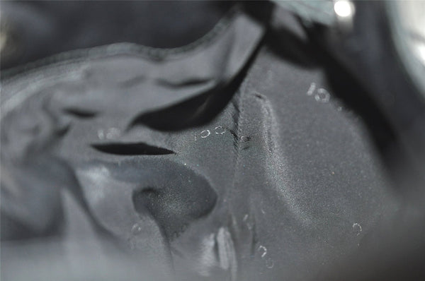 Authentic GUCCI Bamboo Shoulder Hand Bag Purse Leather 0014033 Black 5737J