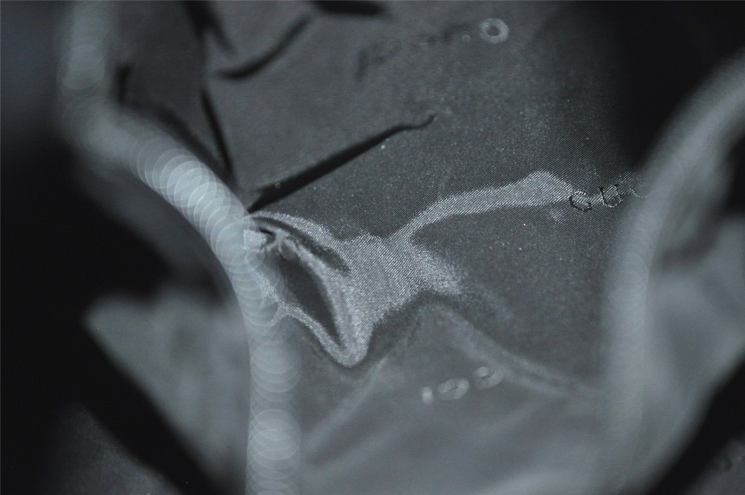 Authentic GUCCI Bamboo Shoulder Hand Bag Purse Leather 0014033 Black 5737J