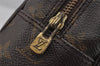 Auth Louis Vuitton Monogram Trousse Toilette 28 Clutch Hand Bag M47522 LV 5738J