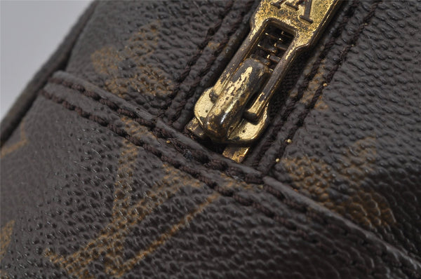 Auth Louis Vuitton Monogram Trousse Toilette 28 Clutch Hand Bag M47522 LV 5738J