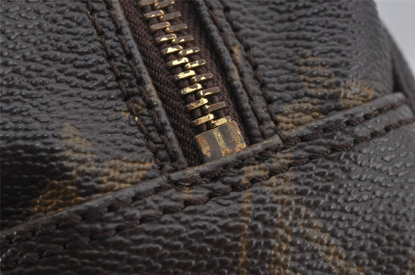Auth Louis Vuitton Monogram Trousse Toilette 28 Clutch Hand Bag M47522 LV 5738J