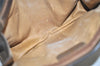 Authentic GUCCI Web Sherry Line Clutch Hand Bag Purse GG PVC Leather Brown 5739J