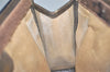 Authentic GUCCI Web Sherry Line Clutch Hand Bag Purse GG PVC Leather Brown 5739J
