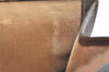 Authentic GUCCI Web Sherry Line Clutch Hand Bag Purse GG PVC Leather Brown 5739J