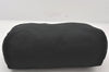 Authentic PRADA Vintage Nylon Tessuto Leather Pouch Purse Black 5740K