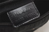 Authentic PRADA Vintage Nylon Tessuto Leather Pouch Purse Black 5740K