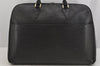 Authentic Louis Vuitton Epi Sorbonne Hand Business Bag Black M54512 LV 5742J