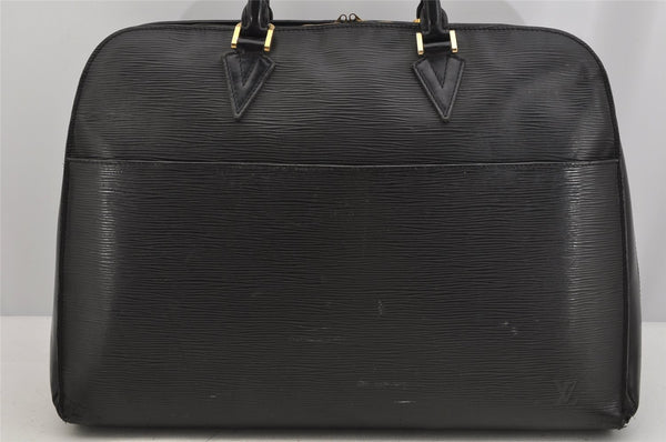 Authentic Louis Vuitton Epi Sorbonne Hand Business Bag Black M54512 LV 5742J
