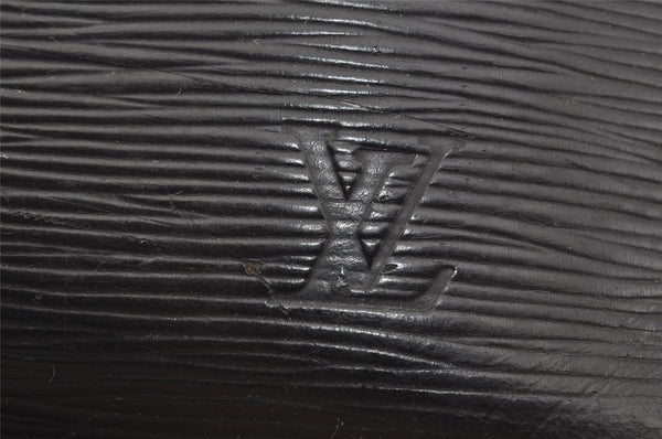 Authentic Louis Vuitton Epi Sorbonne Hand Business Bag Black M54512 LV 5742J