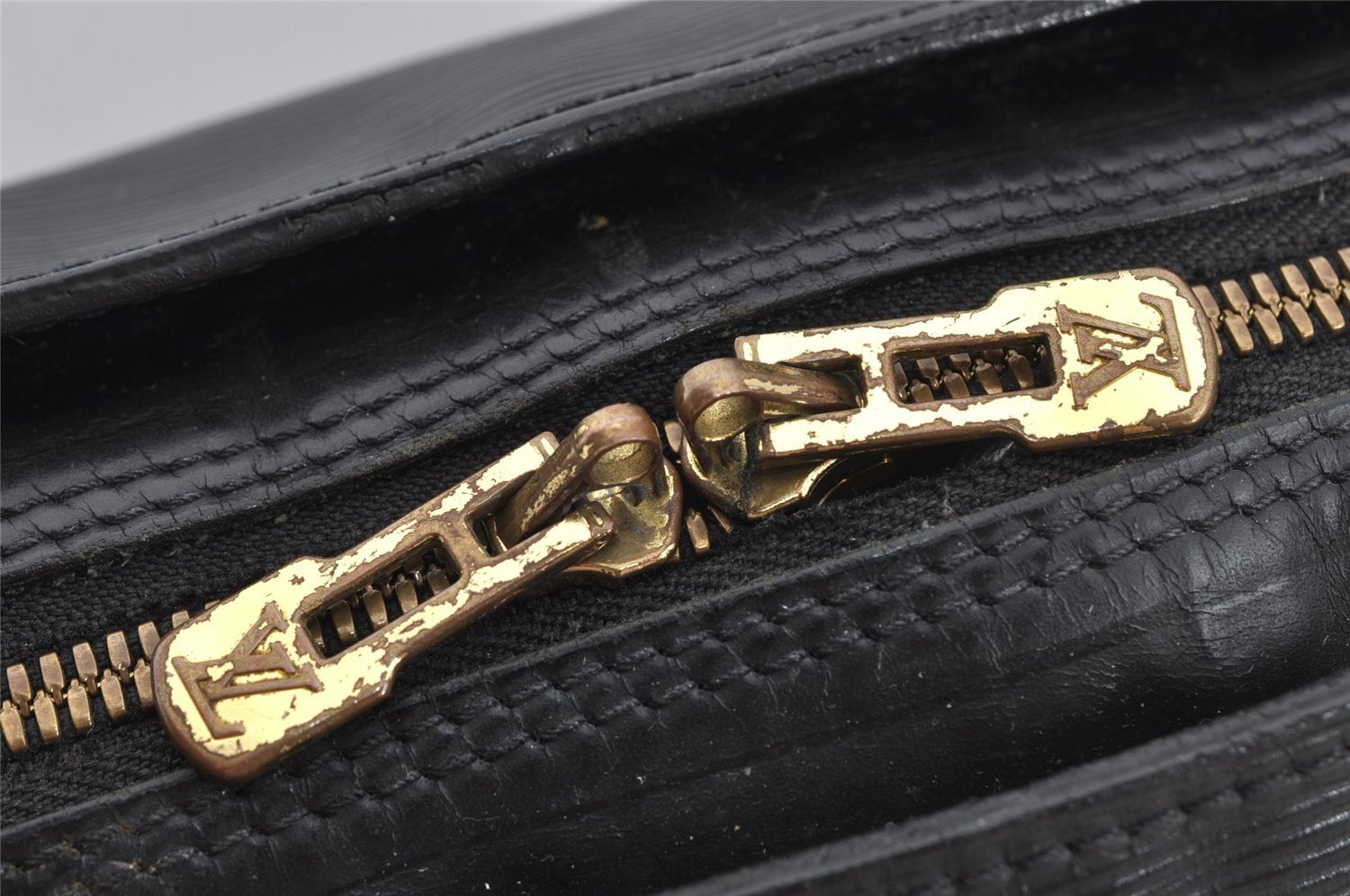 Authentic Louis Vuitton Epi Sorbonne Hand Business Bag Black M54512 LV 5742J