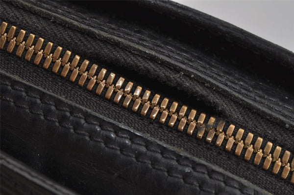 Authentic Louis Vuitton Epi Sorbonne Hand Business Bag Black M54512 LV 5742J