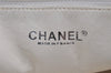 Authentic CHANEL Sports Line Matelasse Shoulder Bag Canvas Leather Gray 5743I