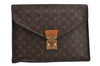 Authentic Louis Vuitton Monogram Porte Documents Senateur M53335 Briefcase 5743J