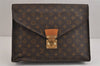 Authentic Louis Vuitton Monogram Porte Documents Senateur M53335 Briefcase 5743J