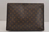 Authentic Louis Vuitton Monogram Porte Documents Senateur M53335 Briefcase 5743J