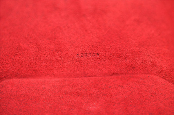 Authentic Louis Vuitton Epi Cannes Red Cosmetic Hand Bag Purse M48037 LV 5744I