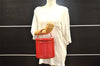 Authentic Louis Vuitton Epi Cannes Red Cosmetic Hand Bag Purse M48037 LV 5744I