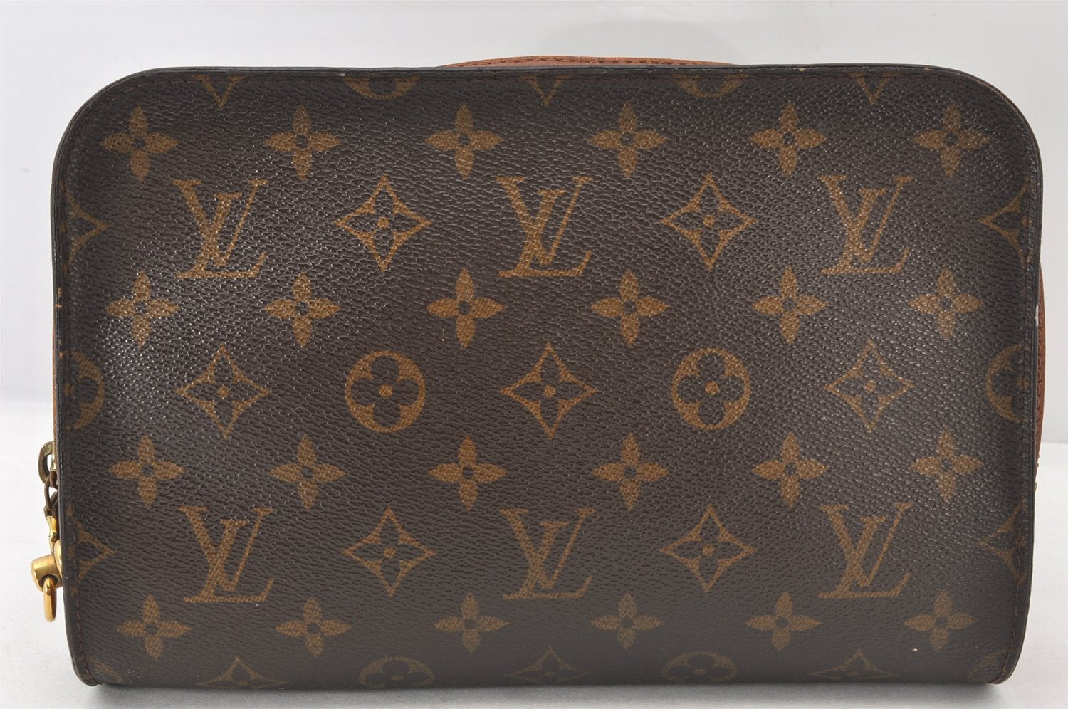 Authentic Louis Vuitton Monogram Orsay Clutch Hand Bag Purse M51790 LV 5744K