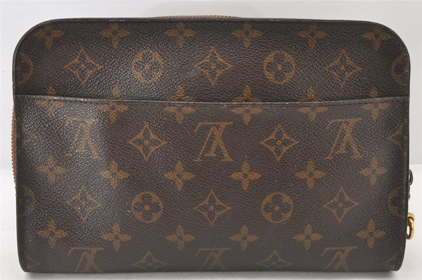 Authentic Louis Vuitton Monogram Orsay Clutch Hand Bag Purse M51790 LV 5744K