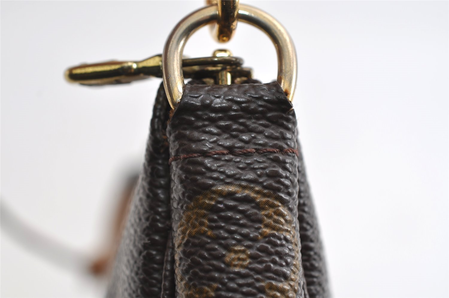 Authentic Louis Vuitton Monogram Pochette Accessoires Pouch M51980 LV 5746I