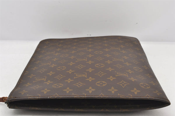 Authentic Louis Vuitton Monogram Poche Documents Document Case Old Model 5746K