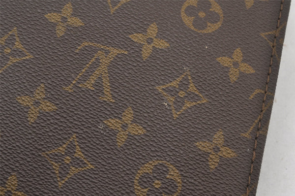 Authentic Louis Vuitton Monogram Poche Documents Document Case Old Model 5746K