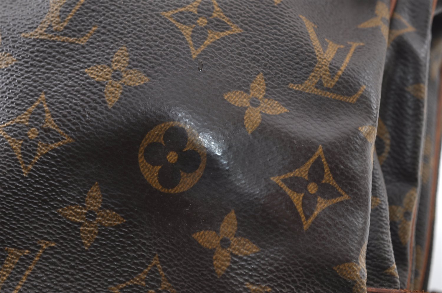 Authentic Louis Vuitton Monogram Saumur 30 Shoulder Cross Bag M42256 LV 5747I