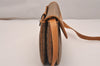 Authentic GUCCI Micro GG PVC Leather Shoulder Cross Body Bag Purse Brown 5747J