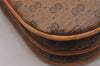 Authentic GUCCI Micro GG PVC Leather Shoulder Cross Body Bag Purse Brown 5747J