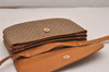Authentic GUCCI Micro GG PVC Leather Shoulder Cross Body Bag Purse Brown 5747J
