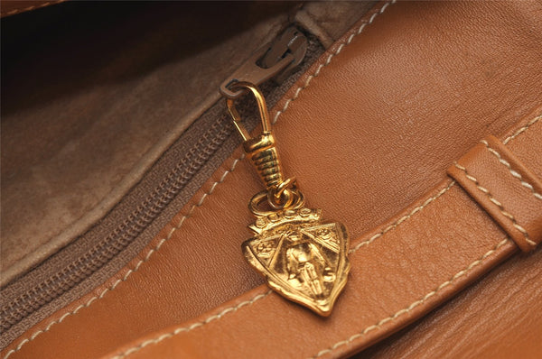 Authentic GUCCI Micro GG PVC Leather Shoulder Cross Body Bag Purse Brown 5747J