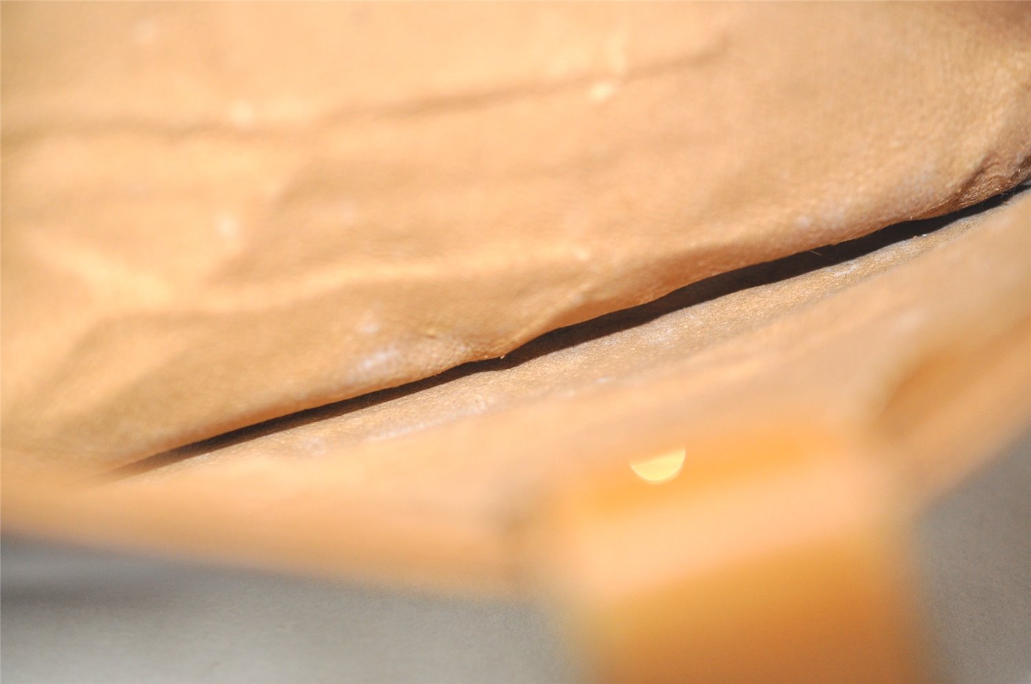 Authentic GUCCI Micro GG PVC Leather Shoulder Cross Body Bag Purse Brown 5747J