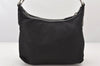 Authentic PRADA Nylon Tessuto Leather Shoulder Hand Bag Purse Black 5747K