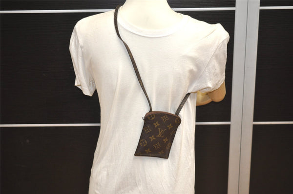 Auth Louis Vuitton Monogram Pochette Secret Shoulder Bag Old Model Junk 5748J