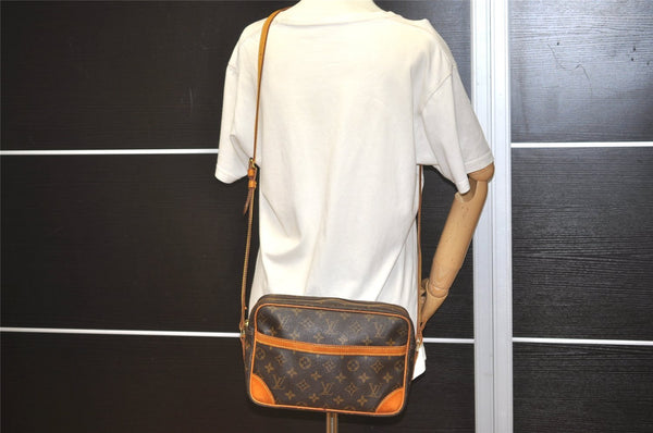 Authentic Louis Vuitton Monogram Trocadero 27 Shoulder Cross Bag M51274 LV 5749I