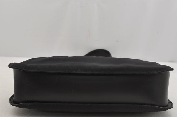 Authentic GUCCI Vintage Shoulder Bag Nylon Leather 0013767 Black 5749J