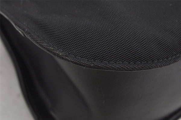 Authentic GUCCI Vintage Shoulder Bag Nylon Leather 0013767 Black 5749J