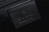 Authentic GUCCI Vintage Shoulder Bag Nylon Leather 0013767 Black 5749J