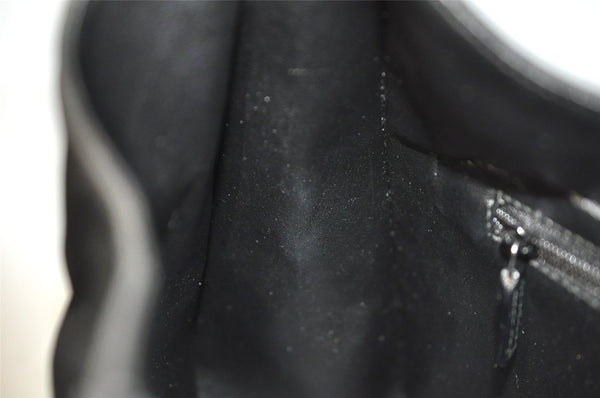 Authentic GUCCI Vintage Shoulder Bag Nylon Leather 0013767 Black 5749J