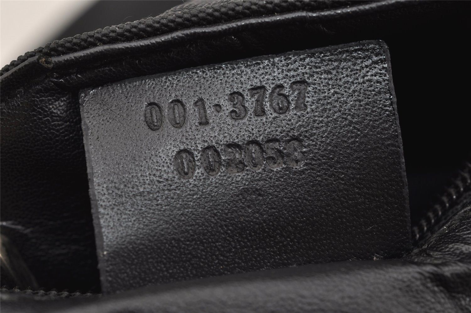 Authentic GUCCI Vintage Shoulder Bag Nylon Leather 0013767 Black 5749J