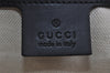 Authentic GUCCI Wolf Pattern 2Way Tote Bag GG PVC Leather 450950 Brown 5750I