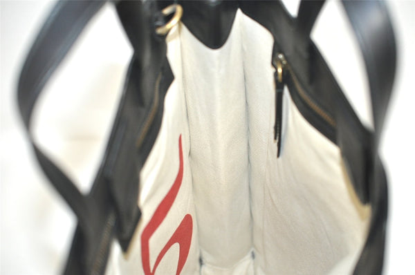 Authentic GUCCI Wolf Pattern 2Way Tote Bag GG PVC Leather 450950 Brown 5750I